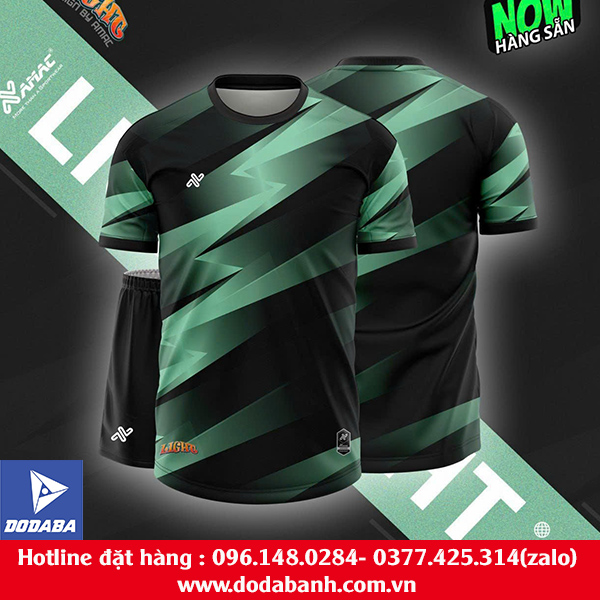 đồ đá banh light amac không logo xanh lá