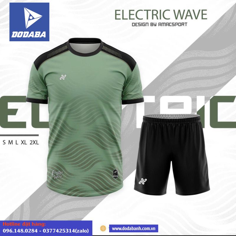 đồ đá banh đẹp AMAC ELECTRIC WAVE rêu