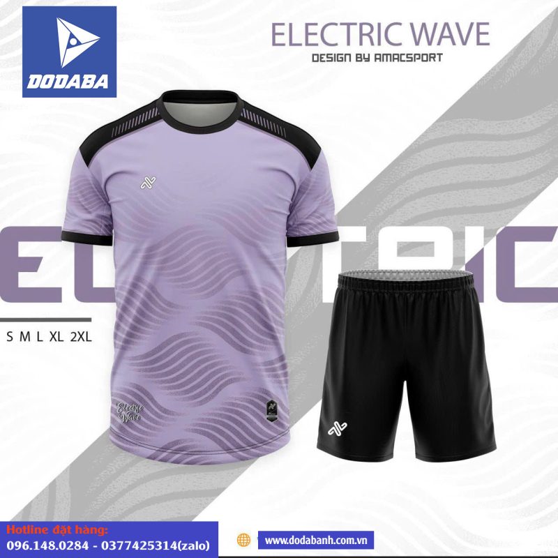 đồ đá banh đẹp AMAC ELECTRIC WAVE tím