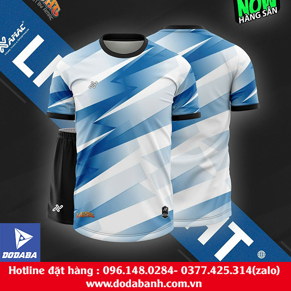 đồ đá banh light amac không logo xanh da