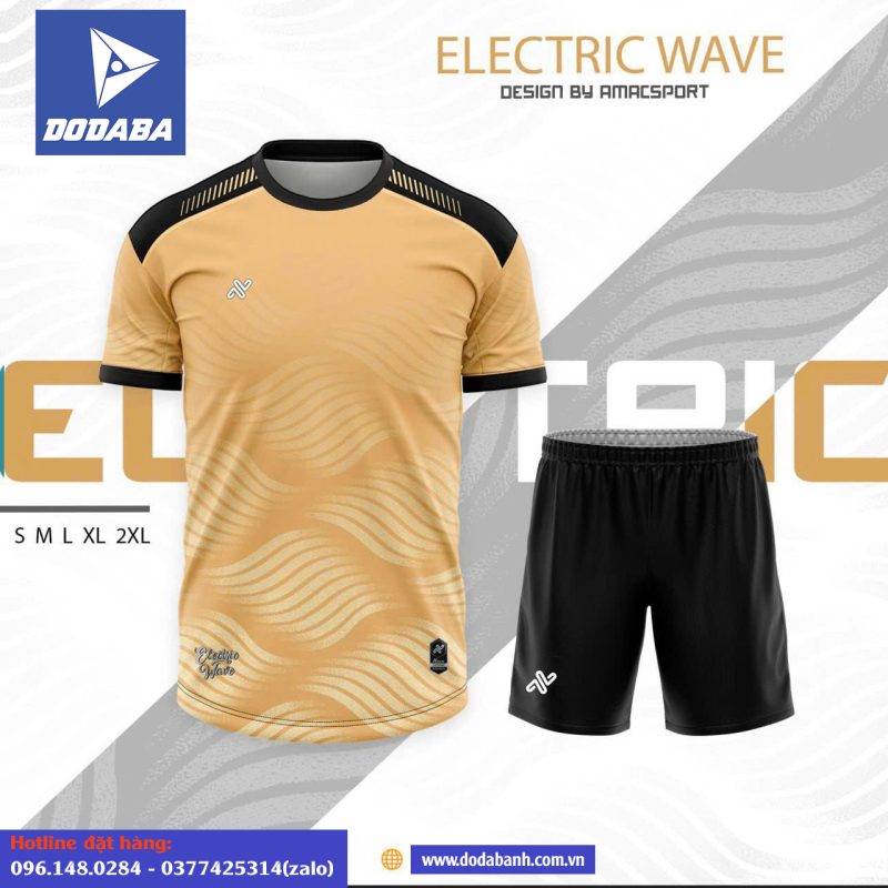 đồ đá banh đẹp AMAC ELECTRIC WAVE vàng