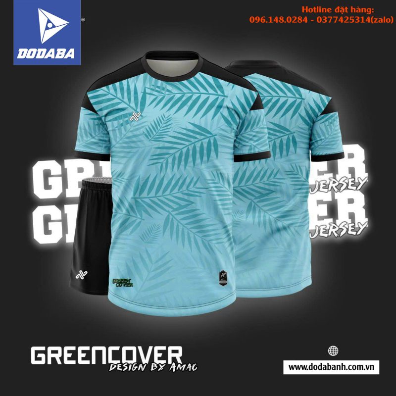 đồ đá banh amac greencover xanh da