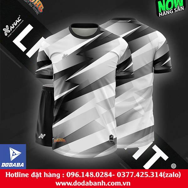 đồ đá banh light amac thiết kế đẹp xám