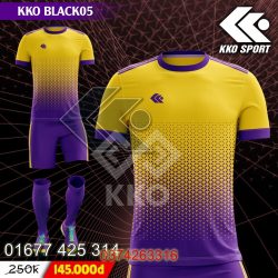 đồ đá banh thiết kế kko allblack đẹp nhất VÀNG2