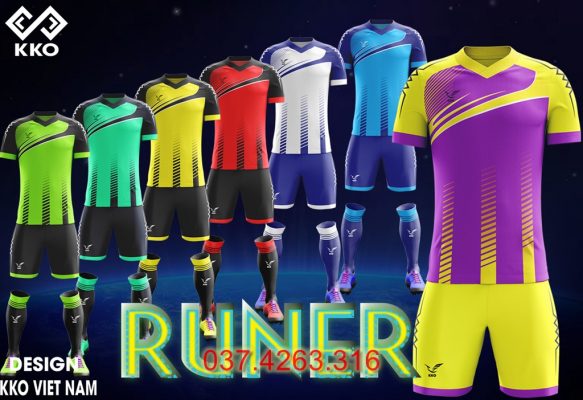 đồ đá banh thiết kế đẹp runer 5