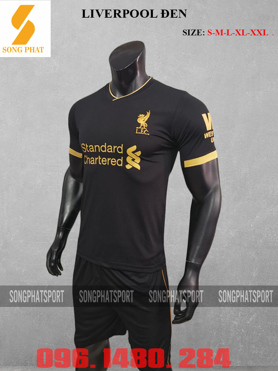 ĐỒ ĐÁ BANH LIVERPOOL ĐEN