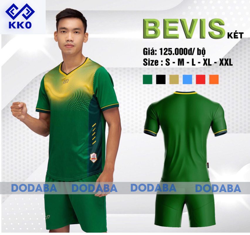 đồ đá banh không logo đẹp nhất 2020 bevis cp đen chuối