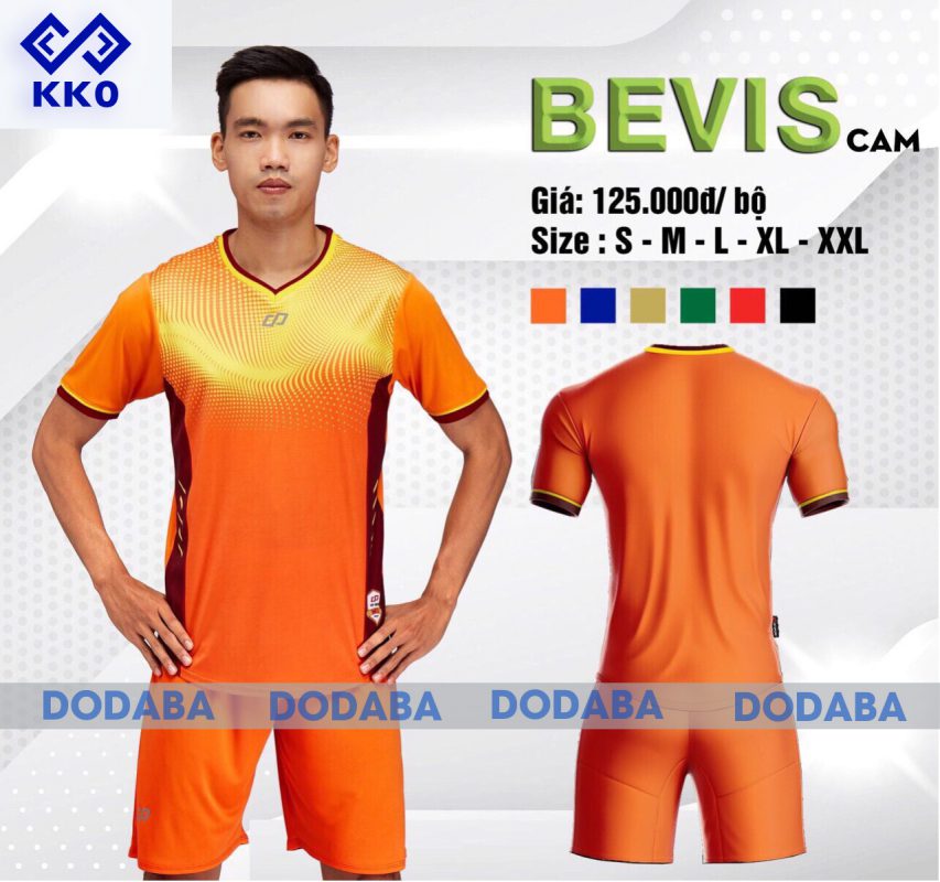 đồ đá banh không logo đẹp nhất 2020 bevis cp cam