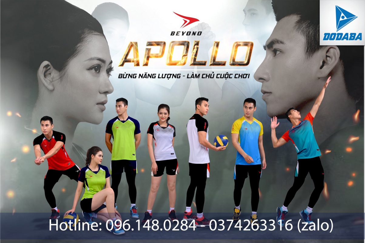 Áo bóng chuyền đẹp apollo 2022