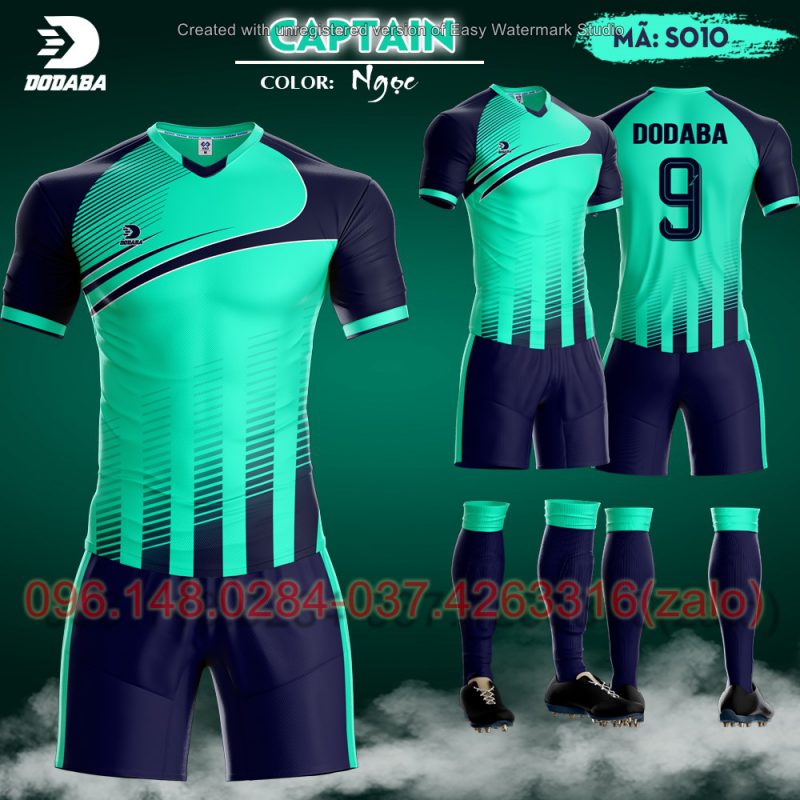 áo đá banh thiết kế cptain ngọc
