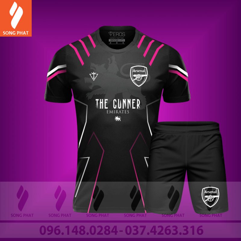 đồ đá banh clb arsenal đẹp nhất đen