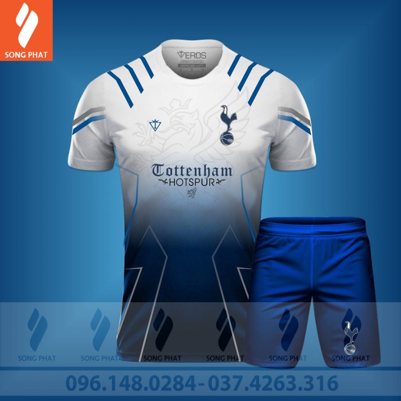 đồ đá banh clb totenham đẹp nhất trắng xanh