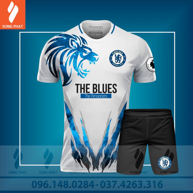 đồ đá banh clb chelsea đẹp trắng mới