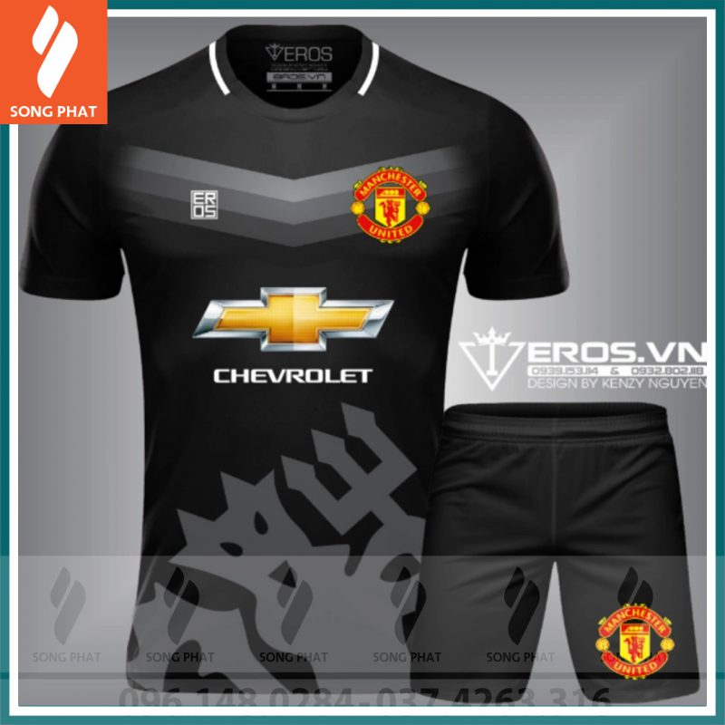 đồ đá banh clb mu đẹp nhất 2022-2023 đen 2