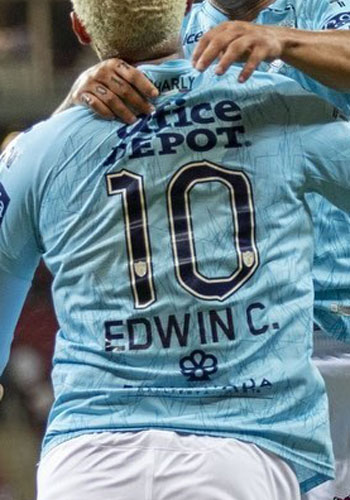 font số đá banh đẹp mới nhất1 Font PACHUCA 2019/2020