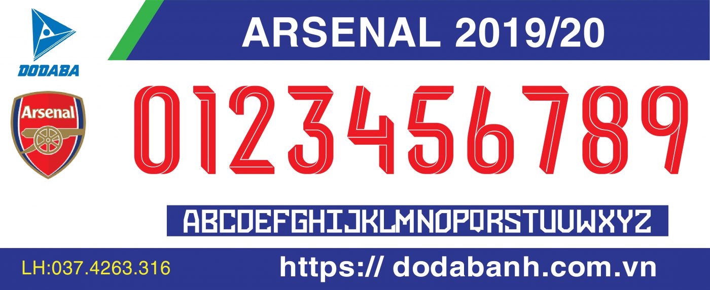 font số ars mới đẹp nhất