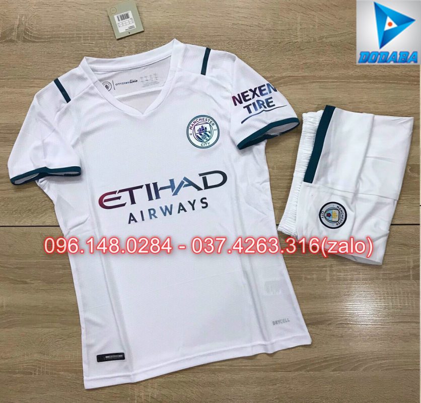 đồ đá clb banh man city đẹp mới nhất trắng