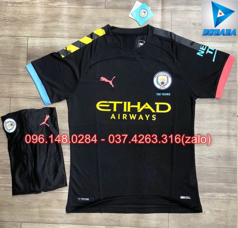 đồ đá clb banh man city đẹp mới nhất đen