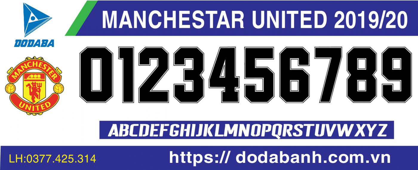 font số đá banh mu đẹp mới nhất