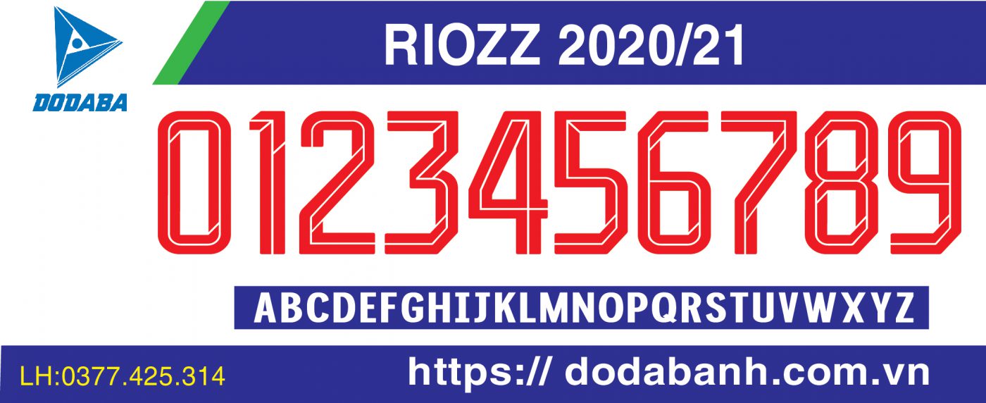 font số đá banh đẹp riozz