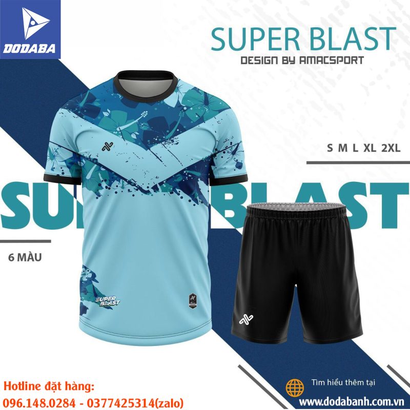 đồ đá banh amac super blast đẹp xanh ngọc