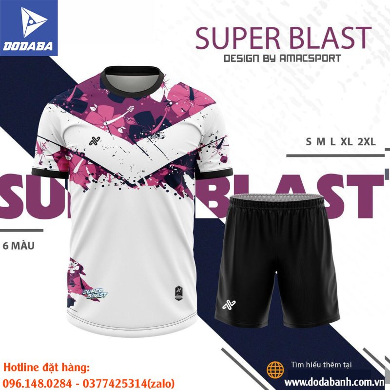 đồ đá banh amac super blast đẹp trắng