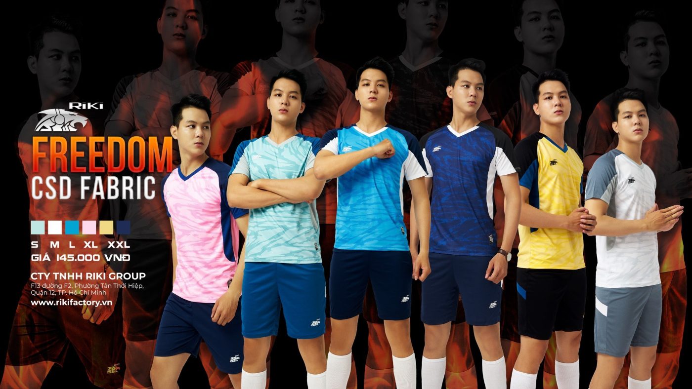 đồ đá banh không logo riki đẹp đỏ