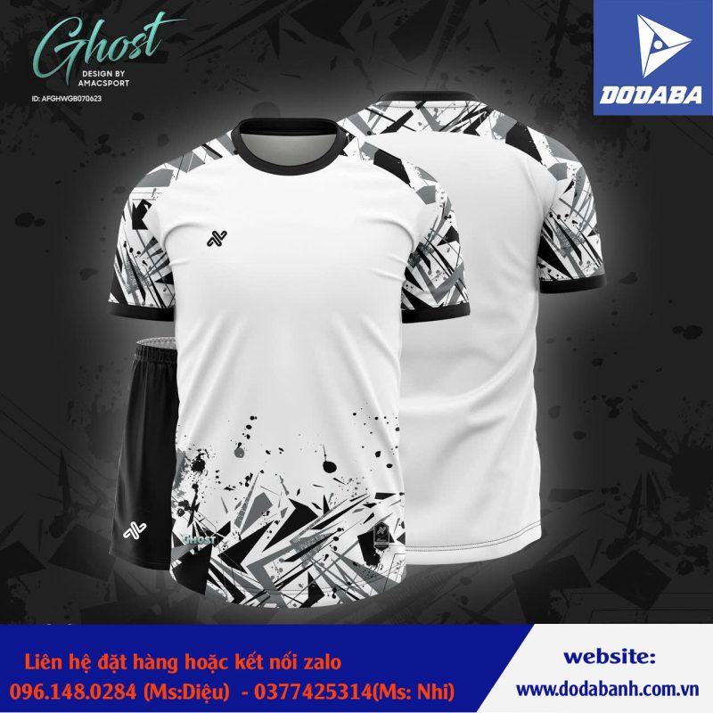 đồ đá banh amac ghost trắng