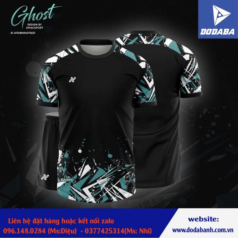 đồ đá banh amac ghost đen