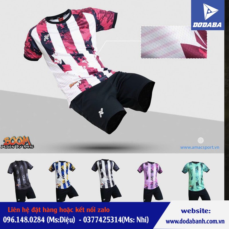 đồ đá banh không logo đẹp amac boom
