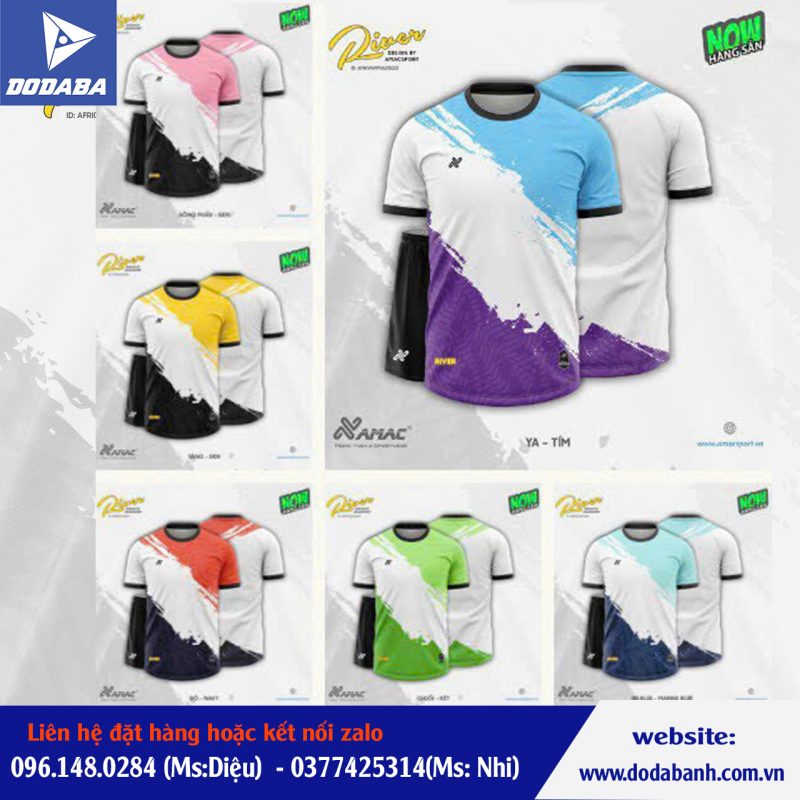 đồ đá banh không logo đẹp amac river