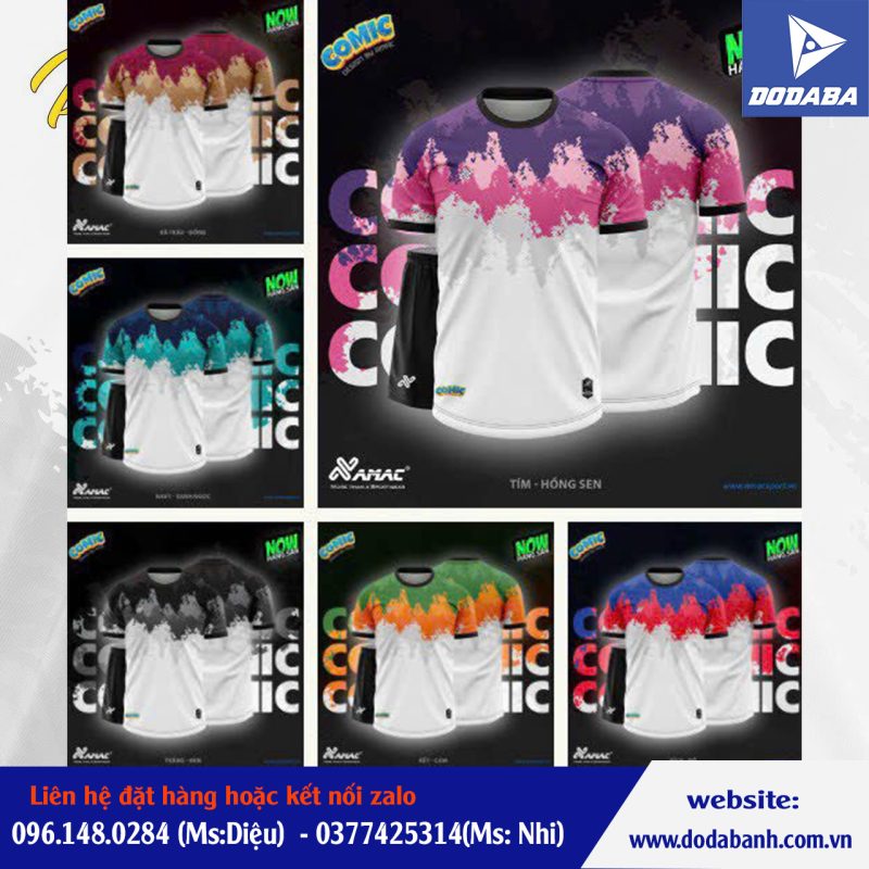 đồ đá banh không logo đẹp amac comic