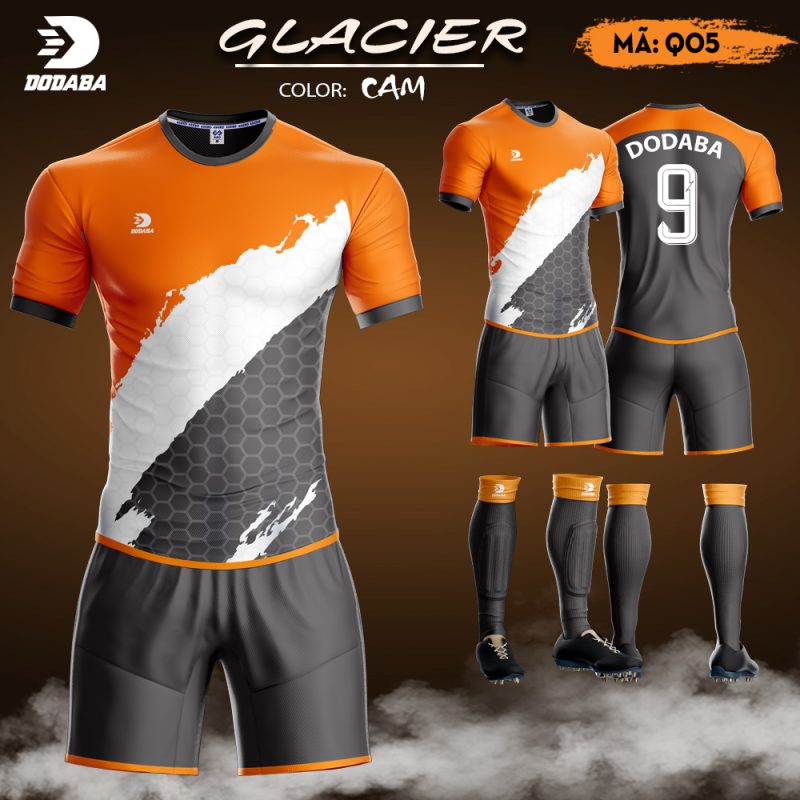 đồ đá banh thiết kế dodaba Q05 cam