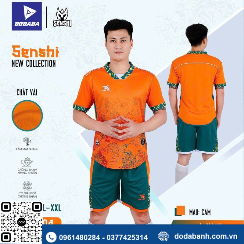 đồ đá banh đẹp thiết kế senshi cam