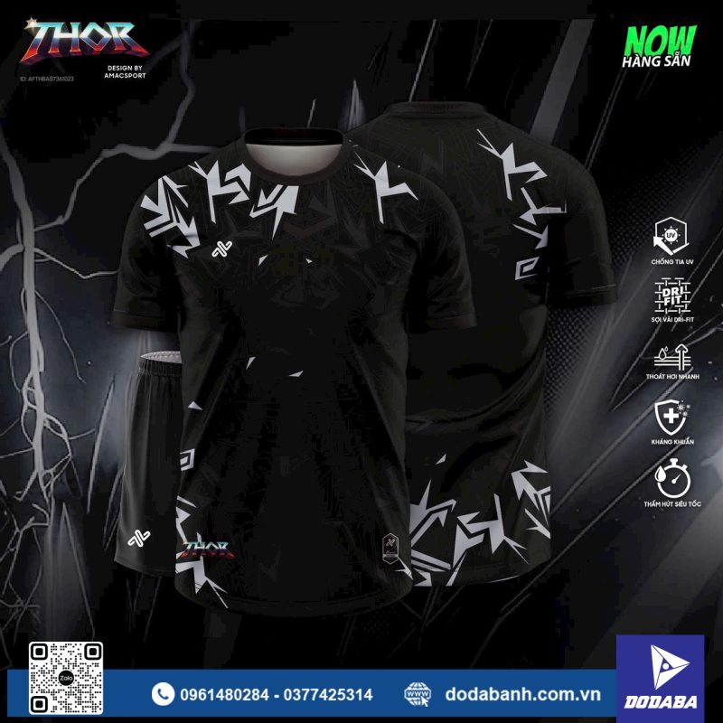 đồ đá banh amac đẹp thor đen