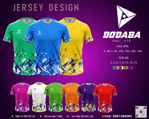 đồ đá banh thiết kế đẹp dodaba
