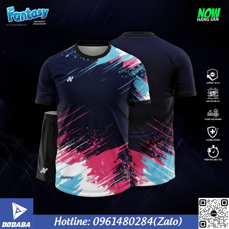 đồ đá banh xanh đen fantasy đẹp amac4