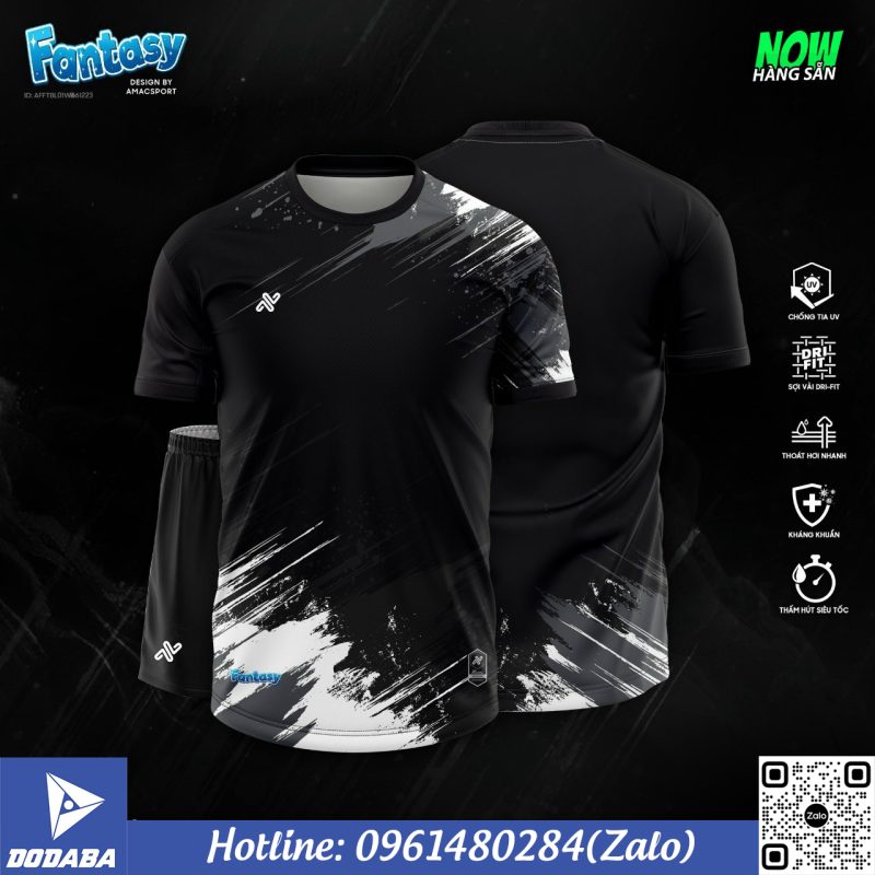 đồ đá banh đen fantasy đẹp amac 3