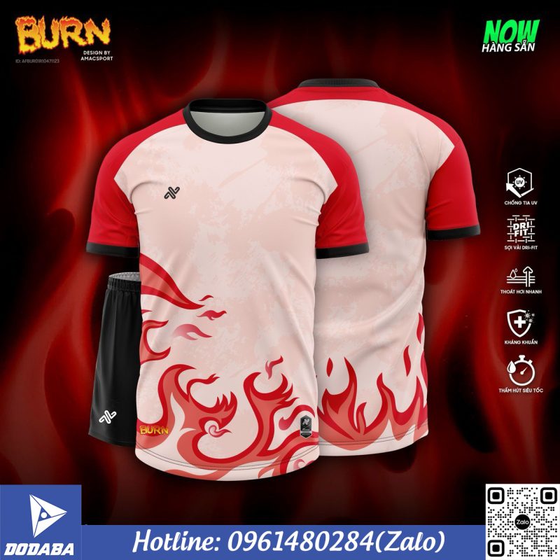 đồ đá banh đẹp BURN amac