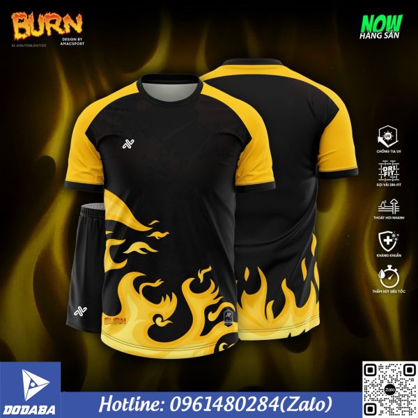 đồ đá banh đẹp burn đen đẹp amac