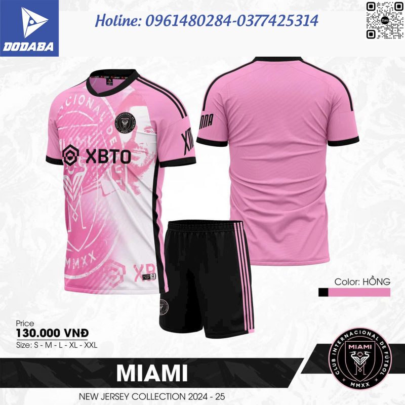 đồ đá banh clb miami hồng