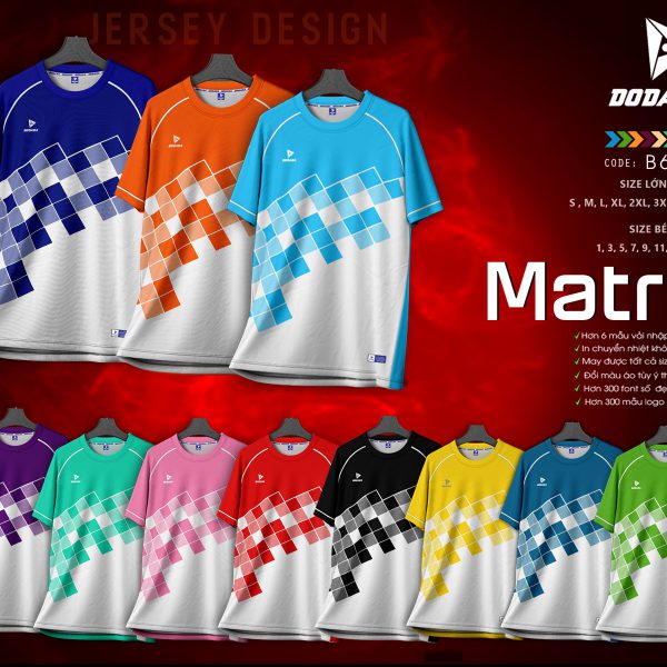 đồ đá banh thiết kế đẹp matrix