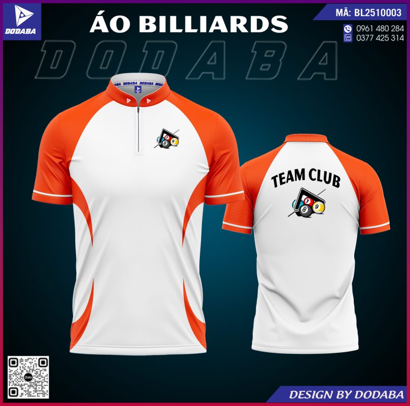 áo billiadrs thiết kế
