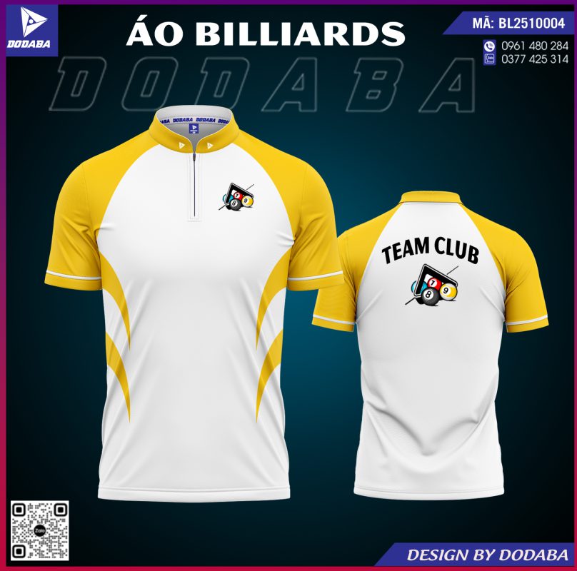 áo billiards thiết kế