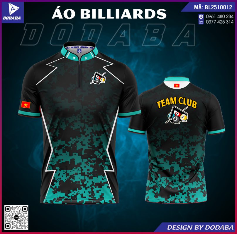 áo billiards thiết kế đẹp gò vấp