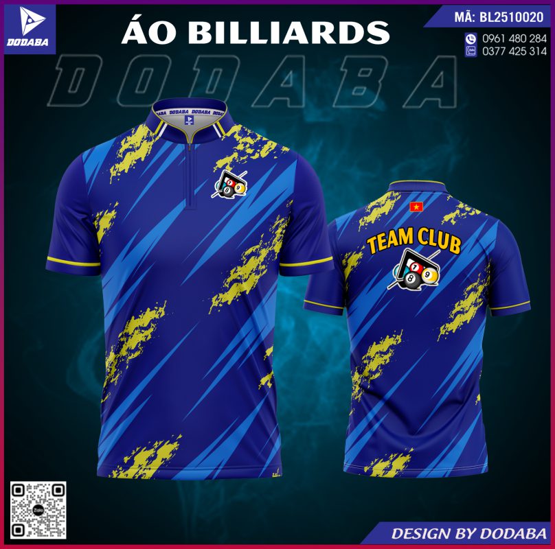 áo billiards thiết kế đẹp