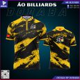 áo billiards thiết kế màu đen