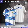 áo thiết kế pickleball xanh bích