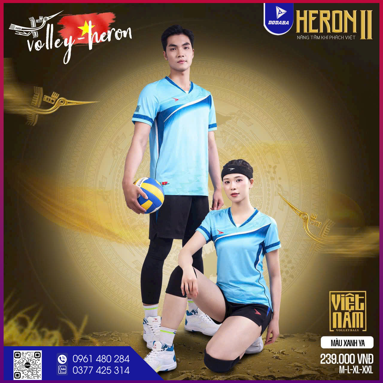 áo bóng chuyền heron thiết kế màu xanh4 áo bóng chuyền heron thiết kế màu xanh