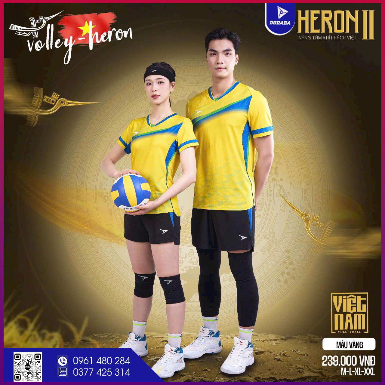 áo bóng chuyền heron thiết kế màu vàng5 áo bóng chuyền heron thiết kế màu vàng